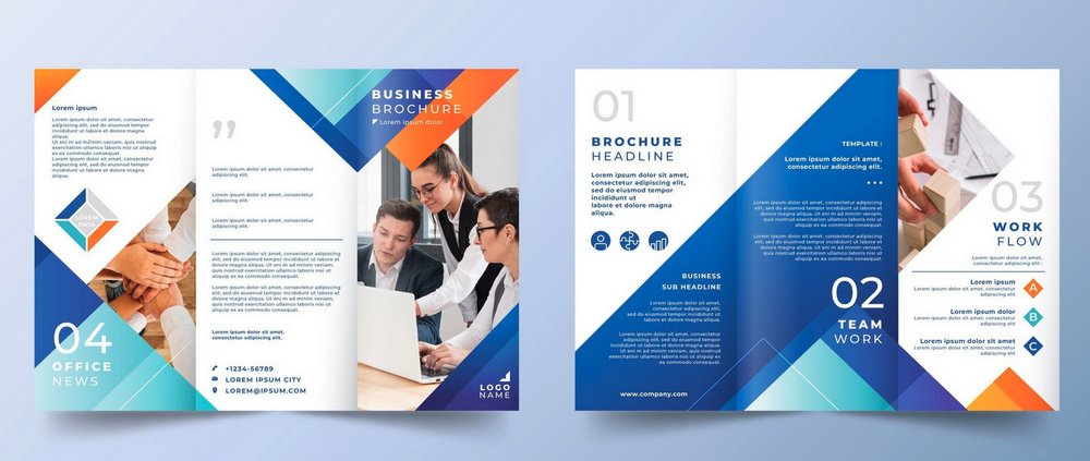 Création de dépliants